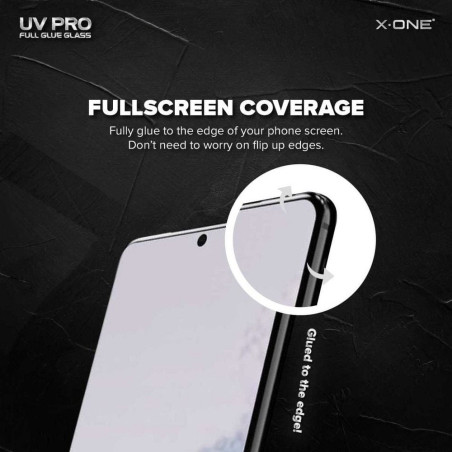 X-One UV PRO ochranné sklo Galaxy S9 transparentní