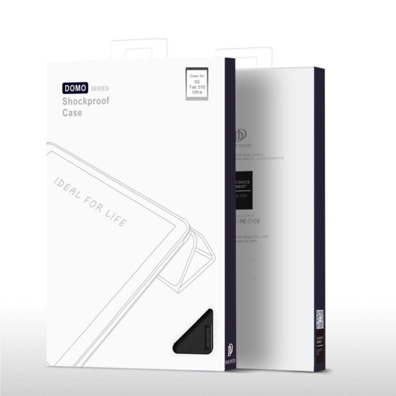Pouzdro Dux Ducis DOMO foldable pro SAMSUNG Tab S10 Ultra/S9 Ultra/S8 Ultra - black