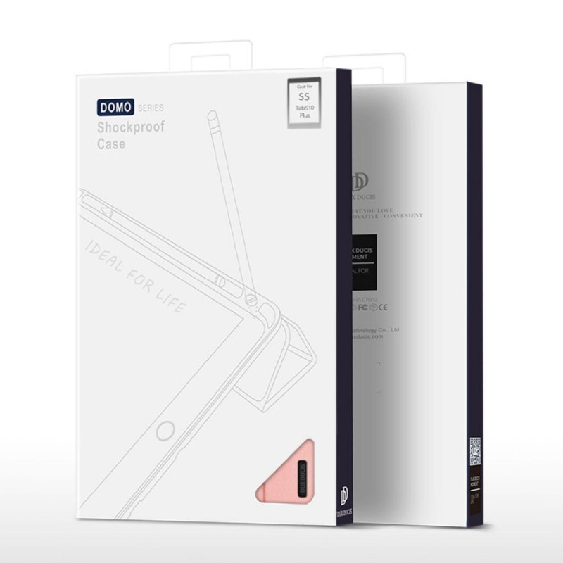 Pouzdro Dux Ducis DOMO foldable pro Samsung Tab S10 Plus/S9 Plus/S9FE Plus - černé