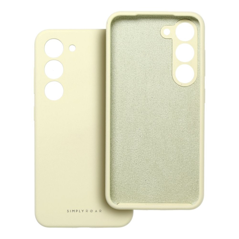 Kryt Roar CLOUD SKIN pro Xiaomi Redmi Note 14 5G - světle žlutý