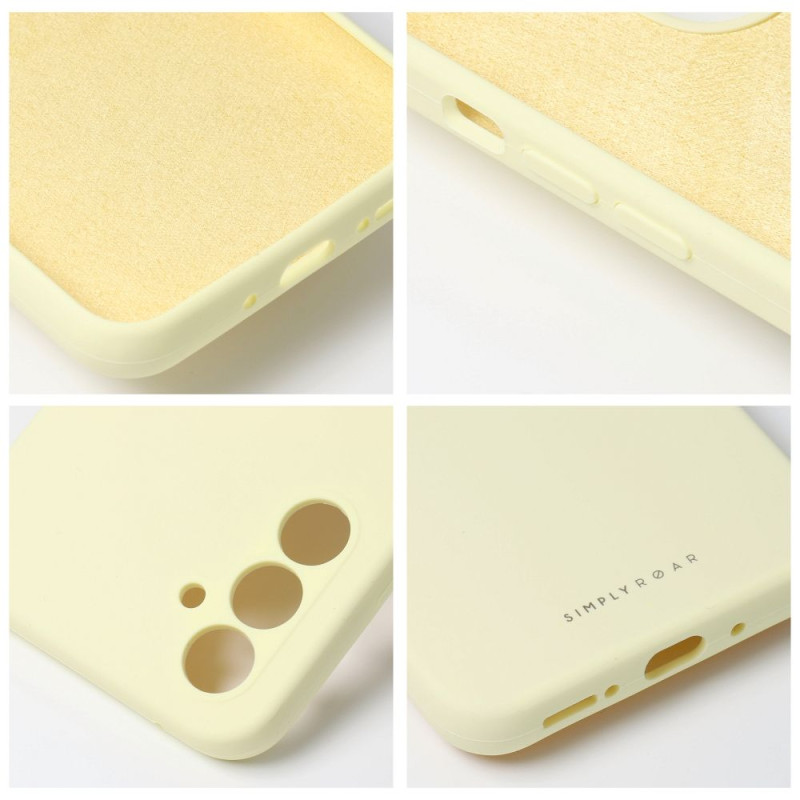 Kryt Roar CLOUD SKIN pro XIAOMI Redmi Note 14 Pro+ 5G - světle žlutý