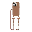 Pouzdro Tech-Protect MagNecklace MagSafe pro iPhone 15 Pro - hnědé
