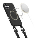 Pouzdro Tech-Protect MagNecklace MagSafe pro iPhone 16 - černé