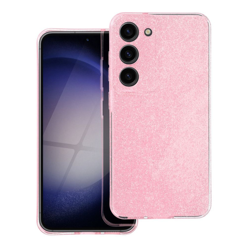 Kryt CASE pro Samsung S25 PLUS - blink růžová (clear)