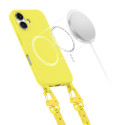 Pouzdro Tech-Protect MagNecklace MagSafe pro iPhone 16 - žluté