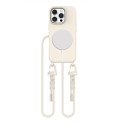 Pouzdro Tech-Protect MagNecklace MagSafe pro iPhone 16 Pro - béžové