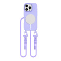 Pouzdro Tech-Protect MagNecklace MagSafe pro iPhone 16 Pro - fialové