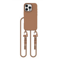 Pouzdro Tech-Protect MagNecklace MagSafe pro iPhone 16 Pro Max - hnědé