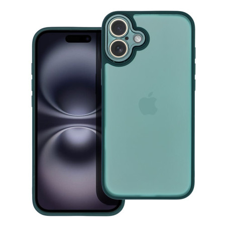 Kryt VARIETE pro iPhone 16 PLUS – tmavě zelený