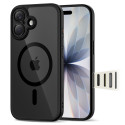 Pouzdro Tech-Protect MagPeak MagSafe CC pro iPhone 17 – Black / Clear