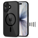 Pouzdro Tech-Protect MagPeak MagSafe CC pro iPhone 17 – Black / Clear
