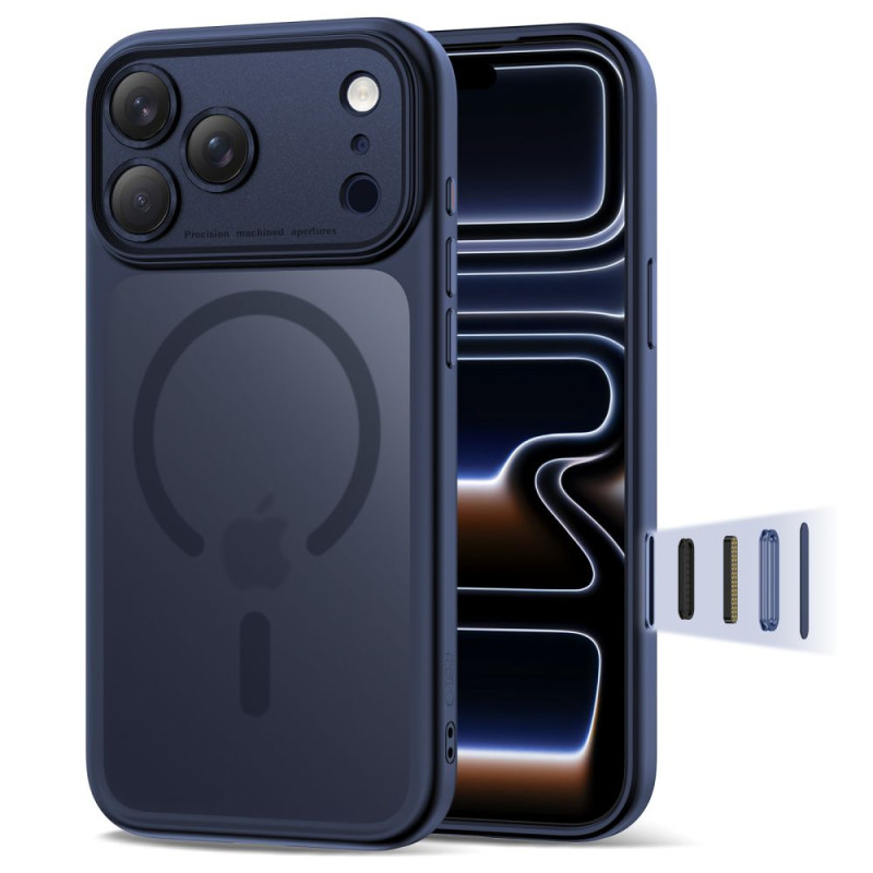 Pouzdro Tech-Protect MagPeak MagSafe CC pro iPhone 17 Pro – Deep Blue