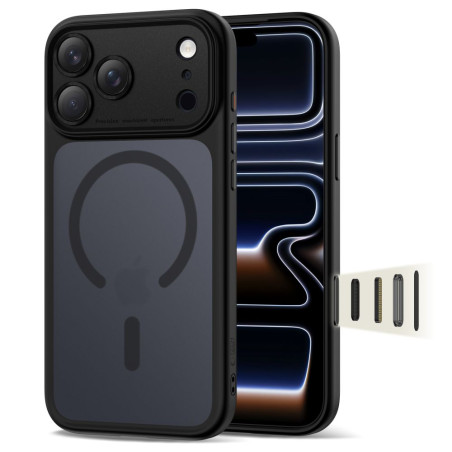 Pouzdro Tech-Protect MagPeak MagSafe CC pro iPhone 17 Pro – matně černé