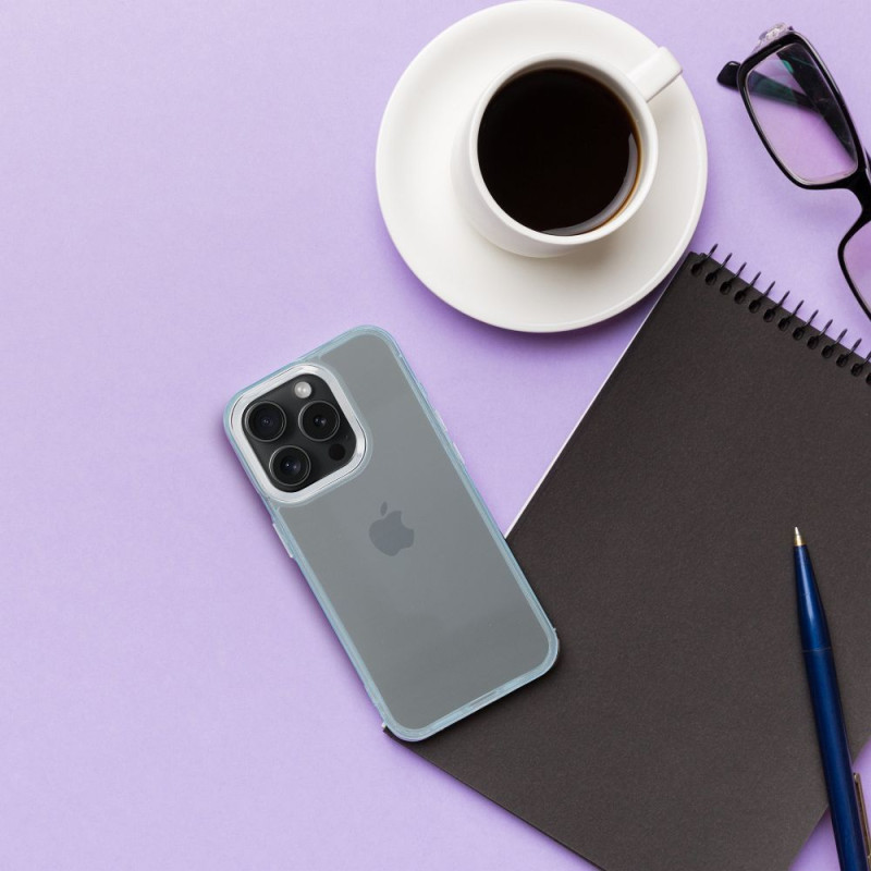 Kryt pro iPhone 15 PRO - pearl light blue