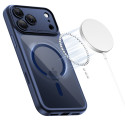 Pouzdro Tech-Protect MagPeak MagSafe CC pro iPhone 17 Pro Max – Deep Blue / Clear