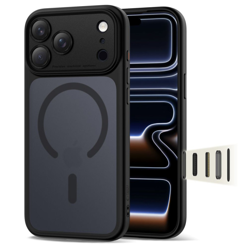 Pouzdro Tech-Protect MagPeak MagSafe CC pro iPhone 17 Pro Max – matně černé