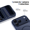 Pouzdro Tech-Protect MagPeak MagSafe CC pro iPhone 17 Pro Max – matně tmavě modré