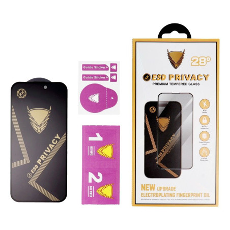 Ochranné sklo OG 6D Privacy Glass pro Galaxy S26 Plus černé