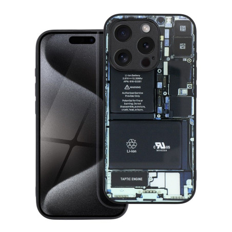 Kryt TECH design 1 pro iPhone 12 Pro – černý