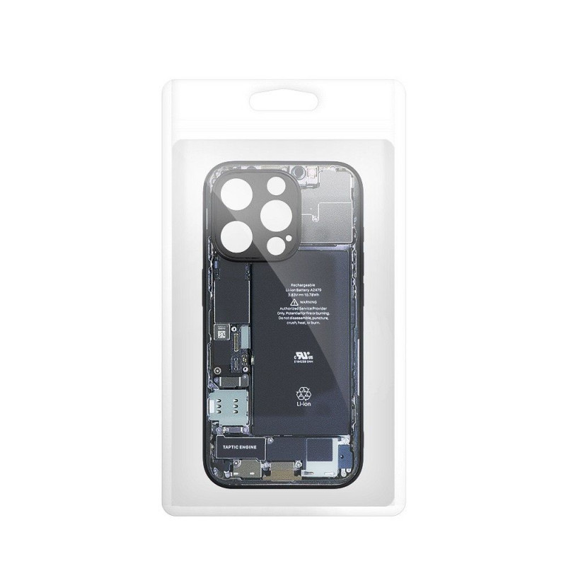 Kryt TECH DESIGN 2 pro iPhone 12 PRO - černý