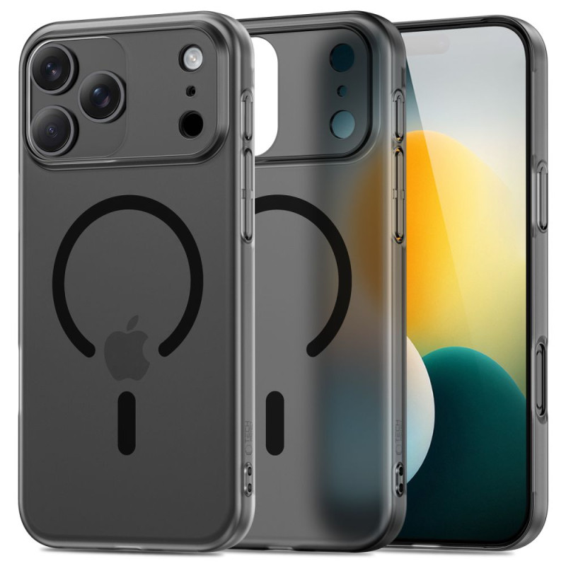 Pouzdro Tech-Protect MagSlim MagSafe pro iPhone 17 Pro – matné černé