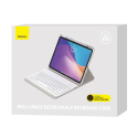 BASEUS Brilliance Obal s bezdrátovou klávesnicí pro iPad Pro 11", QWERTY, bílá
