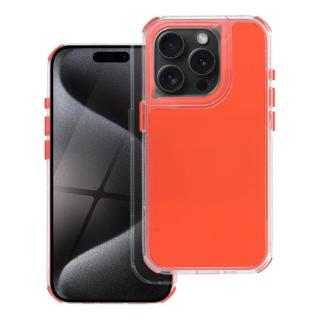 Kryt MATRIX pro iPhone 15 - oranžový