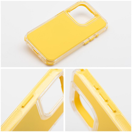 Kryt MATRIX pro iPhone 15 Pro – žlutý