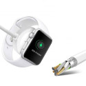 AG PREMIUM C3168 Nabíjecí USB-C kabel 3v1 (2x Lightning a Apple Watch) 10W, 1,2 m, bílý
