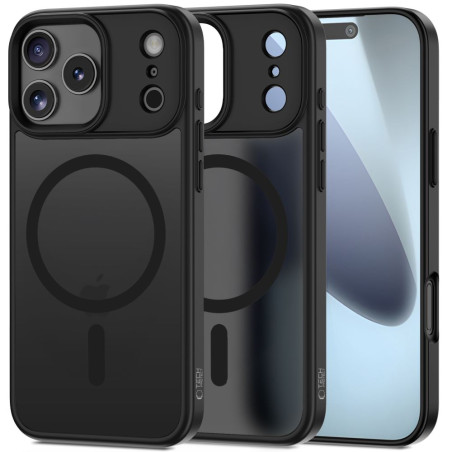 Pouzdro Tech-Protect Matt MagSafe pro iPhone 17 Pro Max – matné černé