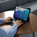 BASEUS Brilliance Obal s bezdrátovou klávesnicí pro iPad Pro 11", QWERTY, bílá