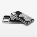 Kryt TEDDY BEAR pro iPhone 12 – stříbrný