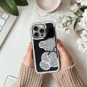 Kryt TEDDY BEAR pro iPhone 12 – stříbrný