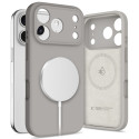 Pouzdro Tech-Protect Silicon MagSafe pro iPhone 17 Pro Max - šedý