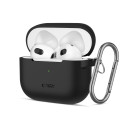 Pouzdro Tech-Protect Silicone Hook pro Apple AirPods 3 - černé