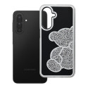 Kryt TEDDY BEAR pro Samsung A17/A18 - stříbrný