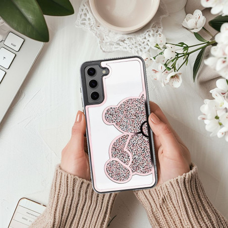 Kryt TEDDY BEAR pro Samsung A57 5G - růžový