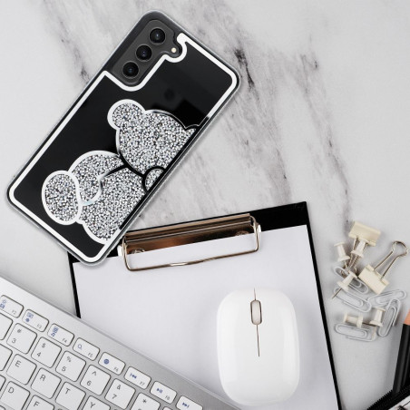 Kryt pro Samsung A27 5G - silver (Teddy Bear)