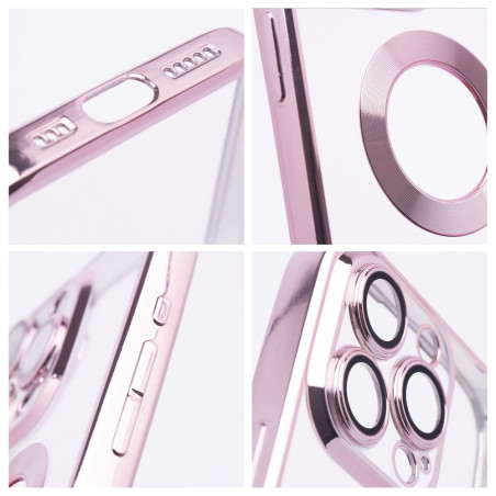 Kryt GLAM pro iPhone 17 - glam powder pink