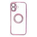 Kryt GLAM pro iPhone 17 - glam powder pink
