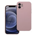 Kryt SILICONE 2mm pro iPhone 12 - pudrově růžový