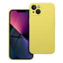 Kryt SILICONE 2mm pro iPhone 13 – žlutá