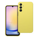Kryt SILICONE 2mm pro Samsung A25 5G - žlutý