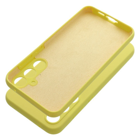 Kryt Silicone 2mm pro Samsung A55 5G - žlutá