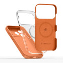 Pouzdro Tech-Protect Silicone MagSafe pro iPhone 17 Pro Max – Cosmic Orange