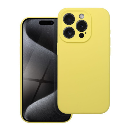 Kryt pro iPhone 16 PLUS - žlutý (2 mm)