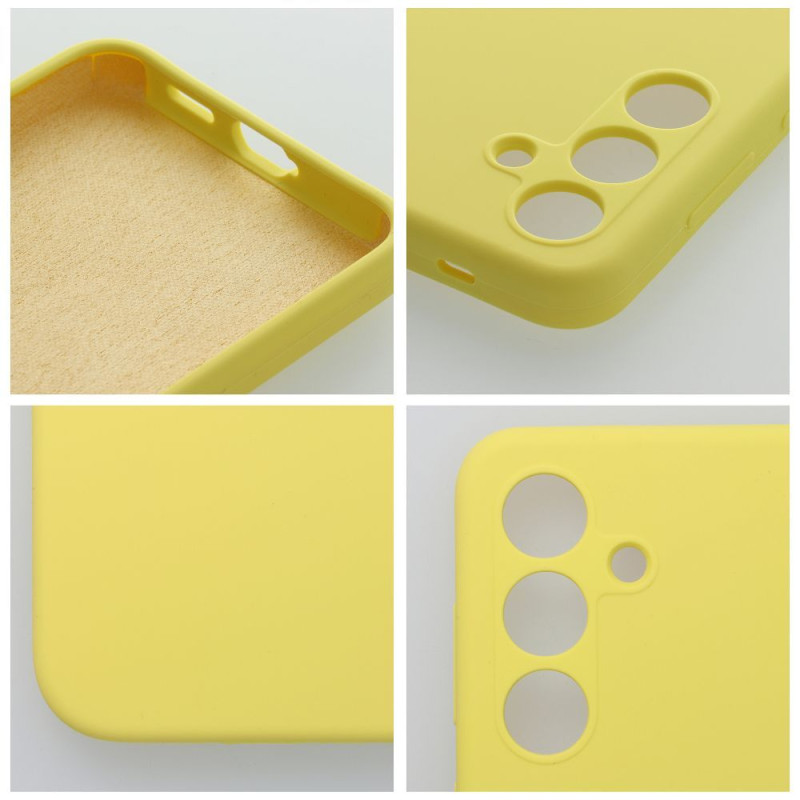 Kryt pro Xiaomi Redmi 17C 4G / 14C 4G / 14C 5G / Poco C75 4G - žlutá (silikon 2 mm, ochrana fotoaparátu)