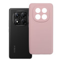 Kryt SILICONE 2 mm pro Xiaomi Redmi Note 14 Pro 5G - pudrově růžový