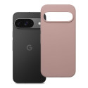 Kryt silikon 2mm pro Pixel 9 - pudrově růžový