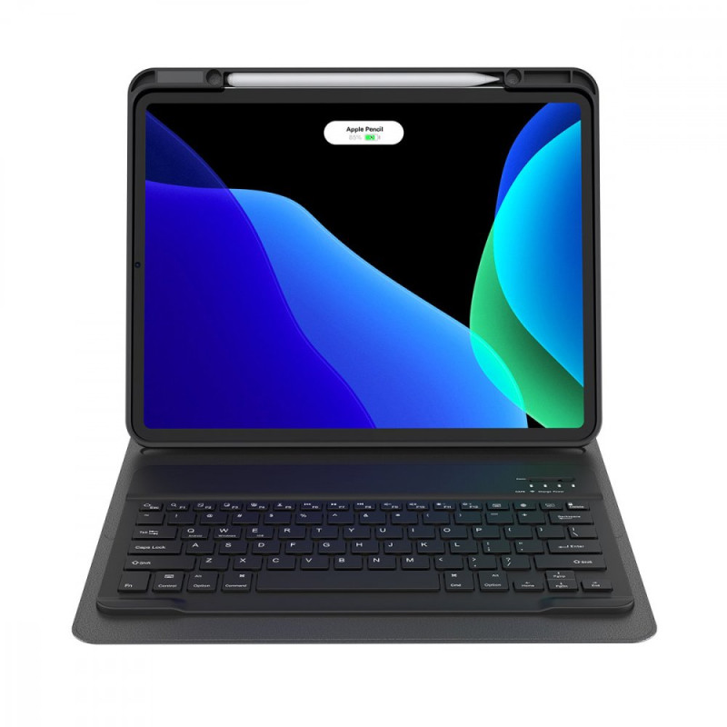 BASEUS Brilliance Obal s bezdrátovou klávesnicí pro iPad Pro 12,9", QWERTY, černá